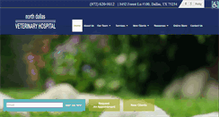 Desktop Screenshot of northdallasvet.com